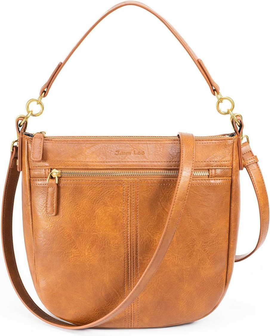 Hobo Handbags | Jannloe Jannloe Hobo Purses Totes Vegan Leather Shoulder Handbags For Women With Detachable Crossbody Strap