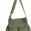 Hobo Handbags | VODIU Vodiu Canvas Messenger Bag Large Hobo Crossbody Bag With Multiple Pockets For Women And Men Shoulder Tote Bag For School