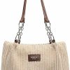 Hobo Handbags | LAFARBE Corduroy Tote Bag For Women Canvas Shoulder Bag Large Plush Purses And Handbag