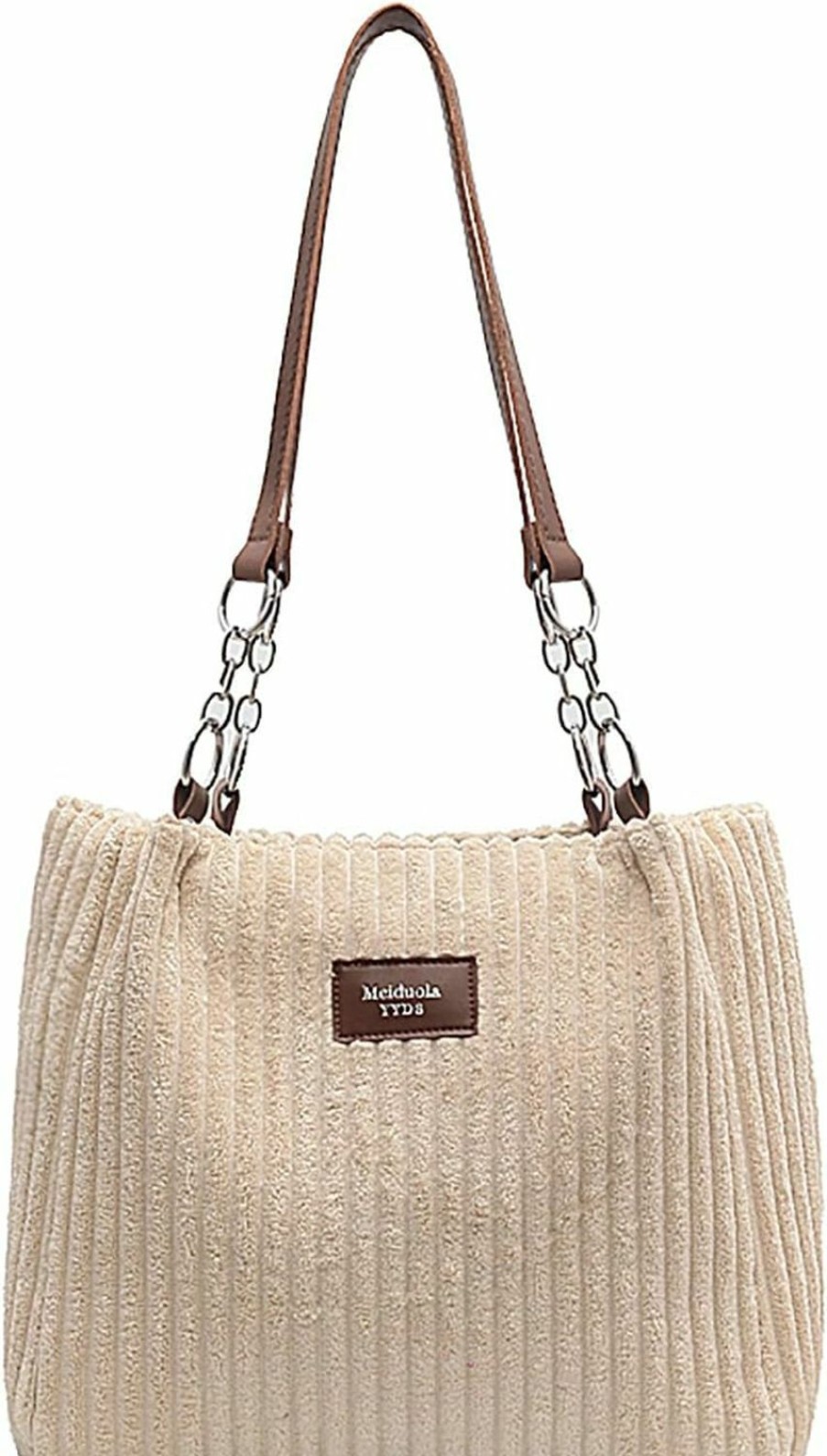 Hobo Handbags | LAFARBE Corduroy Tote Bag For Women Canvas Shoulder Bag Large Plush Purses And Handbag