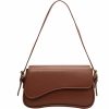 Hobo Handbags | Amszke Shoulder Bag For Women Y2K Trendy Purse Vegan Leather Hobo Handbags Clutch Saddle Bag With 2 Removable Strap