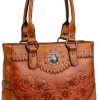 Hobo Handbags | LAVAWA Lavawa Tote Bag For Women Large Western Purse Ladies Top Handle Shoulder Handbags Vintage Embossed Concho Studs