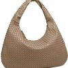 Hobo Handbags | WolmaSup Woven Leather Handbags Woven Hobo Bag Top-Handle Shoulder Bag, Tote Bags For Women Underarm Handmade Purse (Khaki)