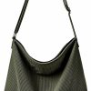 Hobo Handbags | KALIDI FANCY FOREST Kalidi Women Corduroy Tote Bag Zipper Casual Tote'S Handbag Big Capacity Shoulder Bag With Pockets