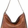 Hobo Handbags | BOSTANTEN Bostanten Hobo Bags For Women Large Leather Crossbody Shoulder Purses And Handbags