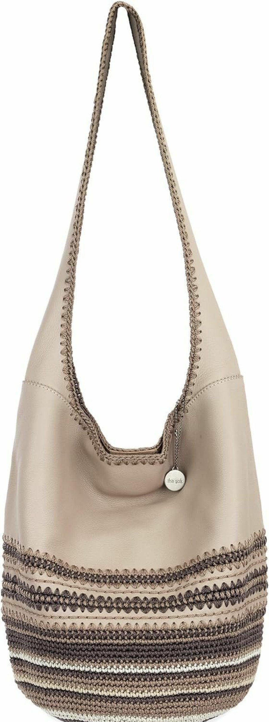 Hobo Handbags | The Sak The Sak 120 Large Hobo Bag - Premium Leather Women'S Handbag For Everyday & Travel - Designer Purse With Shoulder Bag Strap, Magnetic Closure And Pockets - Sand Seminyak