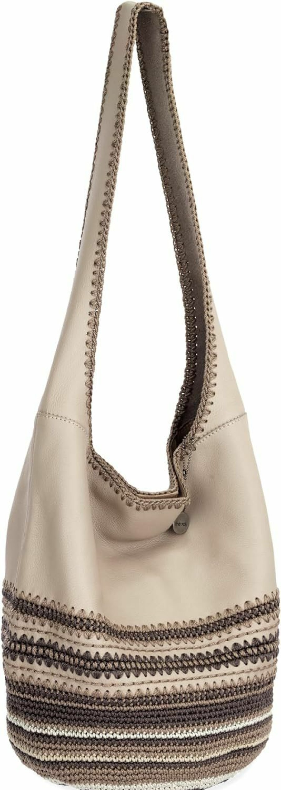 Hobo Handbags | The Sak The Sak 120 Large Hobo Bag - Premium Leather Women'S Handbag For Everyday & Travel - Designer Purse With Shoulder Bag Strap, Magnetic Closure And Pockets - Sand Seminyak