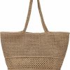 Hobo Handbags | Kiss Sea Kiss Sea Travel Essentials Mesh Large Beach Bag Beach Essentials The Tote Bag Straw Purses For Women Gym Bag Beach Weekender