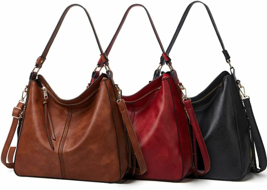 Hobo Handbags | IBLUE Iblue Hobo Bags For Women Faux Leather Shoulder Purses And Handbags Large Hobo Purse With Tassel,#D1089