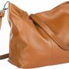 Hobo Handbags | LiaTalia Liatalia Womens Shoulder Bag - Soft Grained Leather - Medium Size Hobo Handbag Purse Made With 100% Italian Leather - Adal