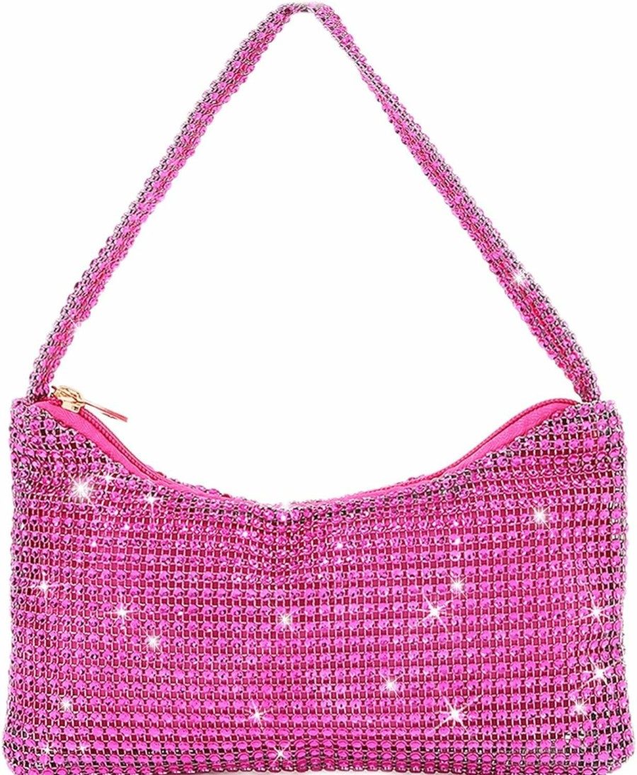 Hobo Handbags | Zoranala Women'S Evening Bag,Rhinestone Purse,Glitter Sparkly Mini Handbags For Wedding,Formal,Cocktail,Prom,Party,Club,Hobo Bags