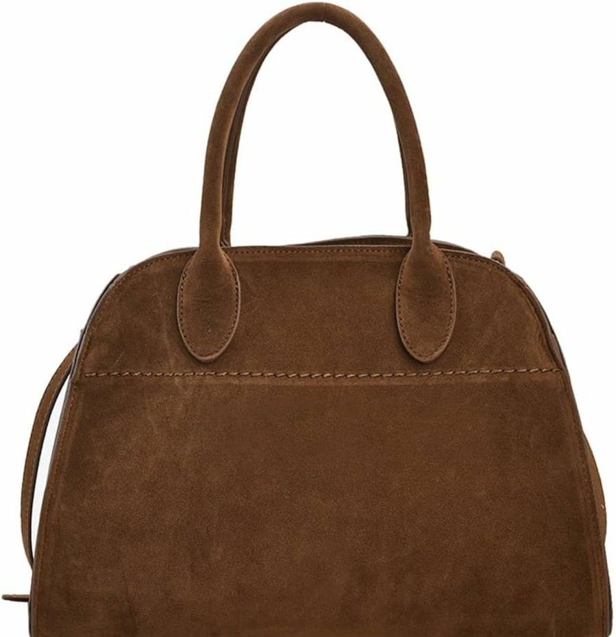 Hobo Handbags | JQWSVE Jqwsve Suede Tote Bag For Women Casual Work Tote Top-Handle Satchel Bag Suede Leather Hobo Bag Vintage Crossbody Shoulder Bag