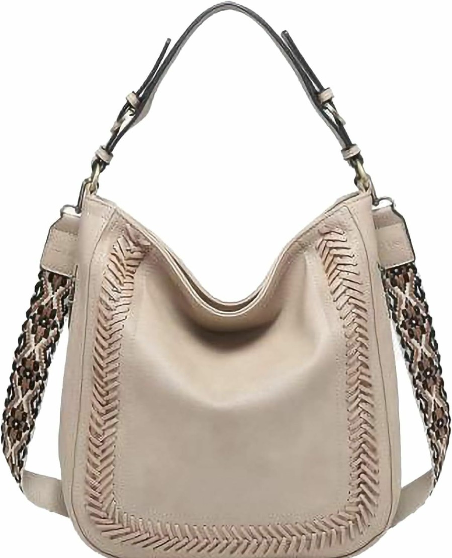 Hobo Handbags | JEN & CO. Jen & Co. M2049S Aris Hobo Aztec Design Guitar Strap, Vegan Leather Crossbody Handbag Purse