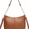 Hobo Handbags | AISANYI Crossbody Bags For Women Designer Leather Hobo Handbags With 2 Adjustable Strap Classic Multiple Shoulder Straps