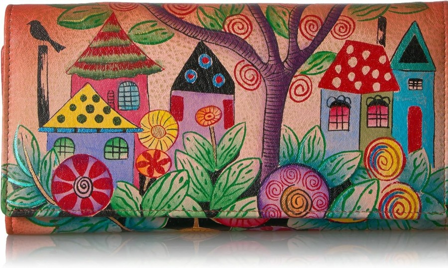 Hobo Handbags | Anna by Anuschka Anna By Anuschka Womens 1860 Wallet, Village Of Dreams, 4 X 7.5 Us