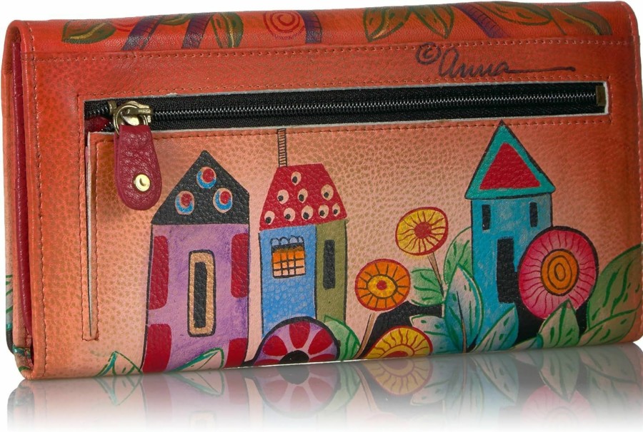 Hobo Handbags | Anna by Anuschka Anna By Anuschka Womens 1860 Wallet, Village Of Dreams, 4 X 7.5 Us