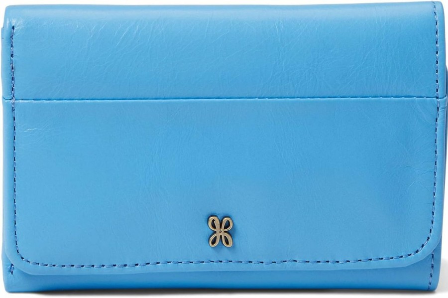 Hobo Handbags | HOBO Hobo Jill Trifold Wallet For Women - Snap Flap Closure And Patterened Polyester Lining, Compact And Handy Wallet