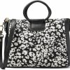 Hobo Handbags | HOBO Hobo Sheila Medium Black/White Woven Leopard One Size