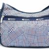 Hobo Handbags | LeSportsac Lesportsac Classic Hobo Crossbody Handbag In Puzzled Plaid