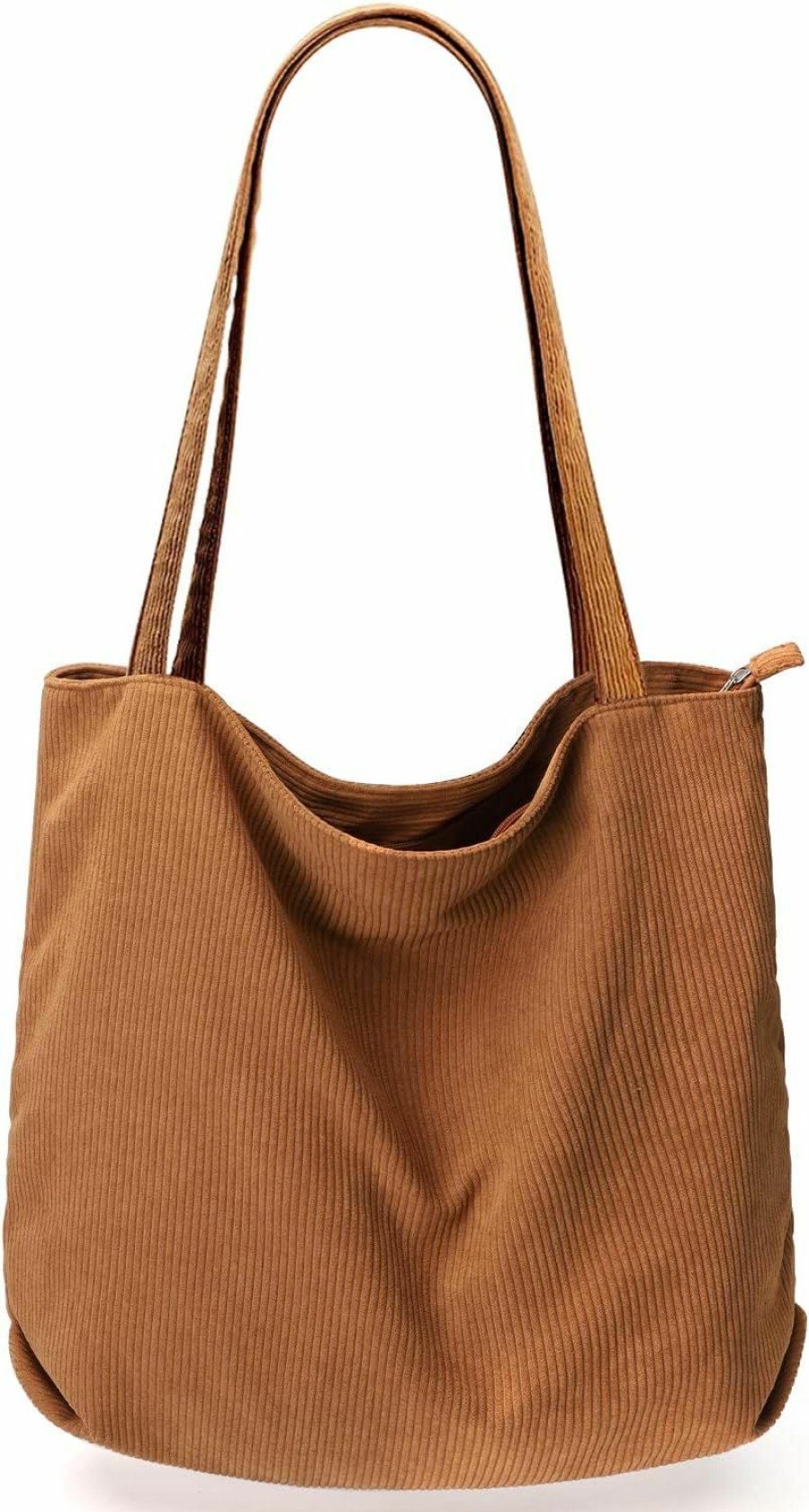 Hobo Handbags | EIMMBD Eimmbd Corduroy Tote Bag For Women - Women'S Tote Handbags Shoulder Bag Tote Bag With Pockets For School Office Shopping Travel Work (Brown)