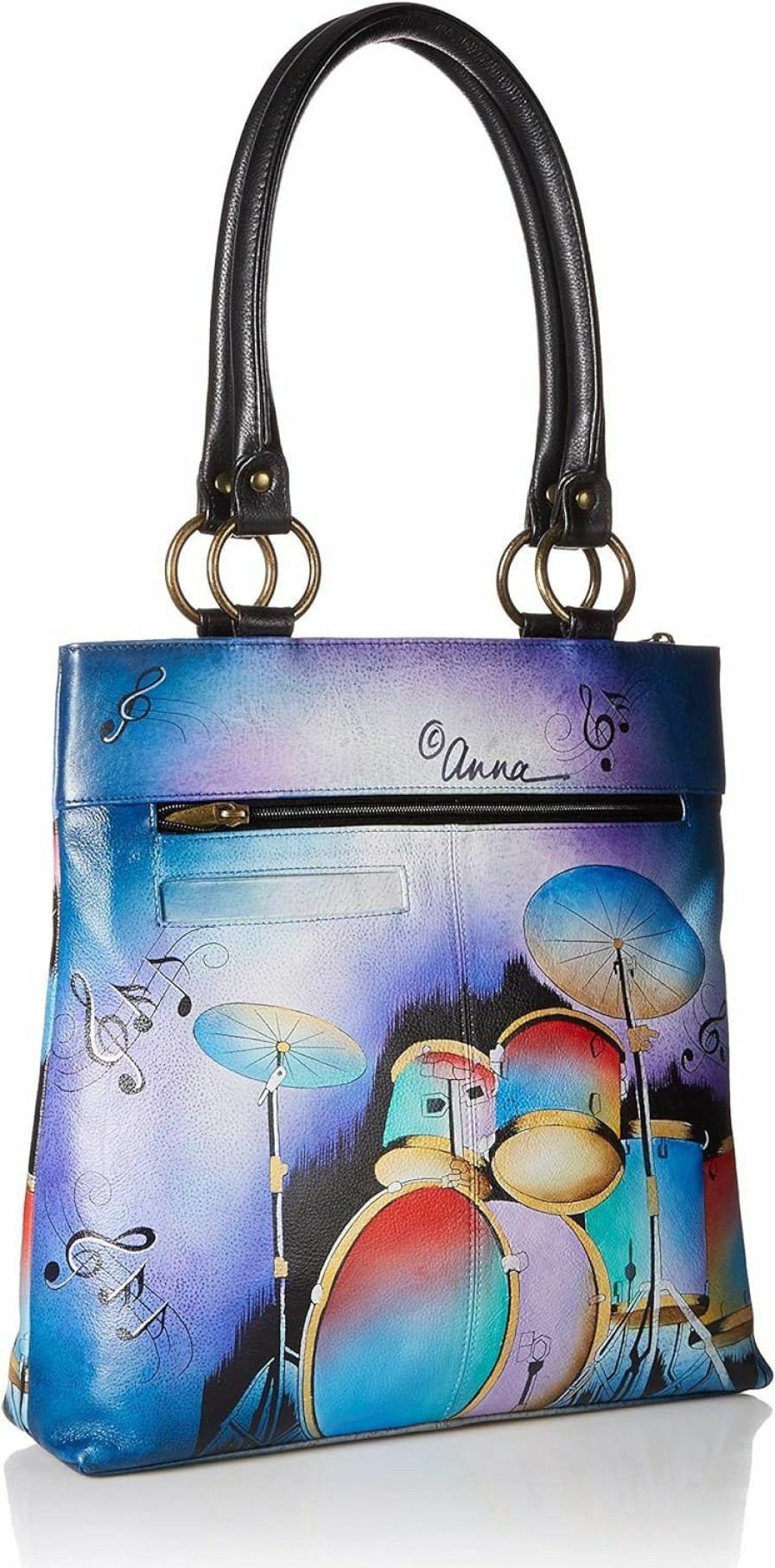 Hobo Handbags | Anna by Anuschka Anna By Anuschka Women'S Genuine Leather Large Classic Shopper | Hand Painted Original Artwork