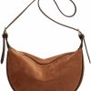 Hobo Handbags | Mudono Mudono Small Shoulder Bag For Women Suede Hobo Crossbody Purse Lightweight Crescent Satchel With Detachable Shoulder Strap