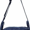 Hobo Handbags | Bijoux de Ja Bijoux De Ja Blue Denim Jeans Canvas Roomy Casual Wonton Shape Hobo Crossbody Shoulder Bag Sac Pouch Purse Handbag For Women