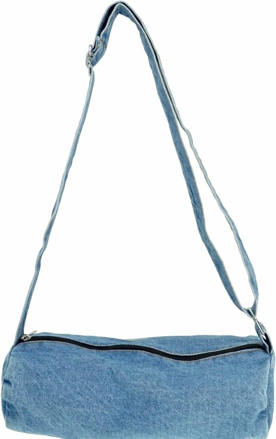 Hobo Handbags | YunZh Yunzh Denim Hobo Bag, Casual Style Lightweight Classic Retro Travel Shopper Purse Shoulder Handbag Messenger Bag