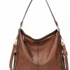 Hobo Handbags | molshine Molshine Large Vegan Leather Hobo Handbag, Chic Totes Shoulder Totes Bags, Crossbody Satchel For Women Lady Model Hb021