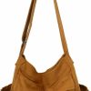 Hobo Handbags | KlaOYer Klaoyer Canvas Messenger Bag Large Hobo Bag Crossbody Shoulder Bag Tote Bag With Pocket For Women And Men