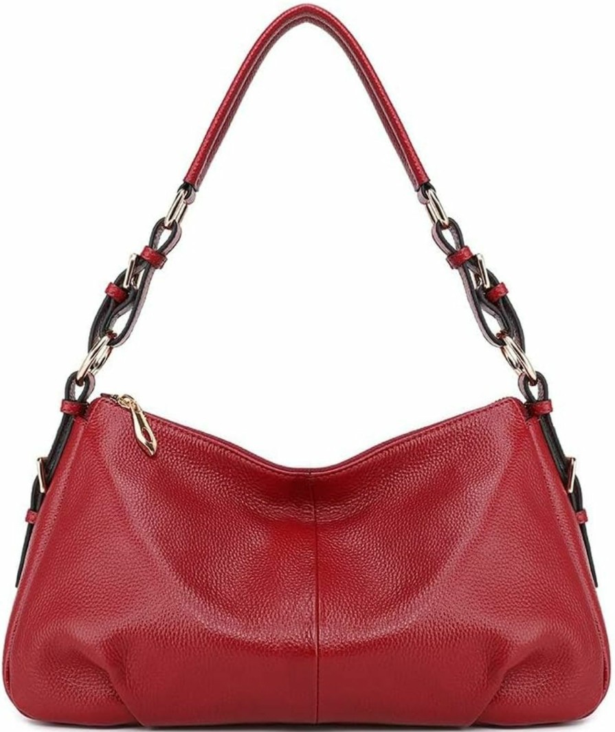 Hobo Handbags | Kattee Kattee Soft Leather Hobo Bags For Women Genuine Top Handle Handbags Vintage Shoulder Purses