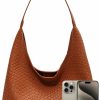 Hobo Handbags | Oagasi Oagasi Leather Tote Bag For Women Woven Bag Woven Tote Bag Shoulder Bag Hobo Bag Crossbody