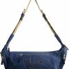 Hobo Handbags | True Religion True Religion Women'S Shoulder Bag Purse, Slouchy Hobo Handbag With Adjustable Strap And Horseshoe Logo, Dark Denim