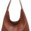 Hobo Handbags | Kamsyluci Kamsyluci Woven Tote Bag For Women, Woven Purse Large Capacity Woven Handbag Shoulder Hobo Bag For Women 2024 Trendy