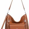 Hobo Handbags | Over Earth Over Earth Genuine Leather Hobo Bags For Women Soft Large Shoulder Handbags Ladies Classic Work Purses And Handbags