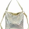 Hobo Handbags | Zzfab Zzfab Concealed Carry Gem Geometry Hobo Bag