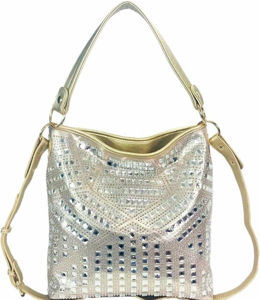 Hobo Handbags | Zzfab Zzfab Concealed Carry Gem Geometry Hobo Bag