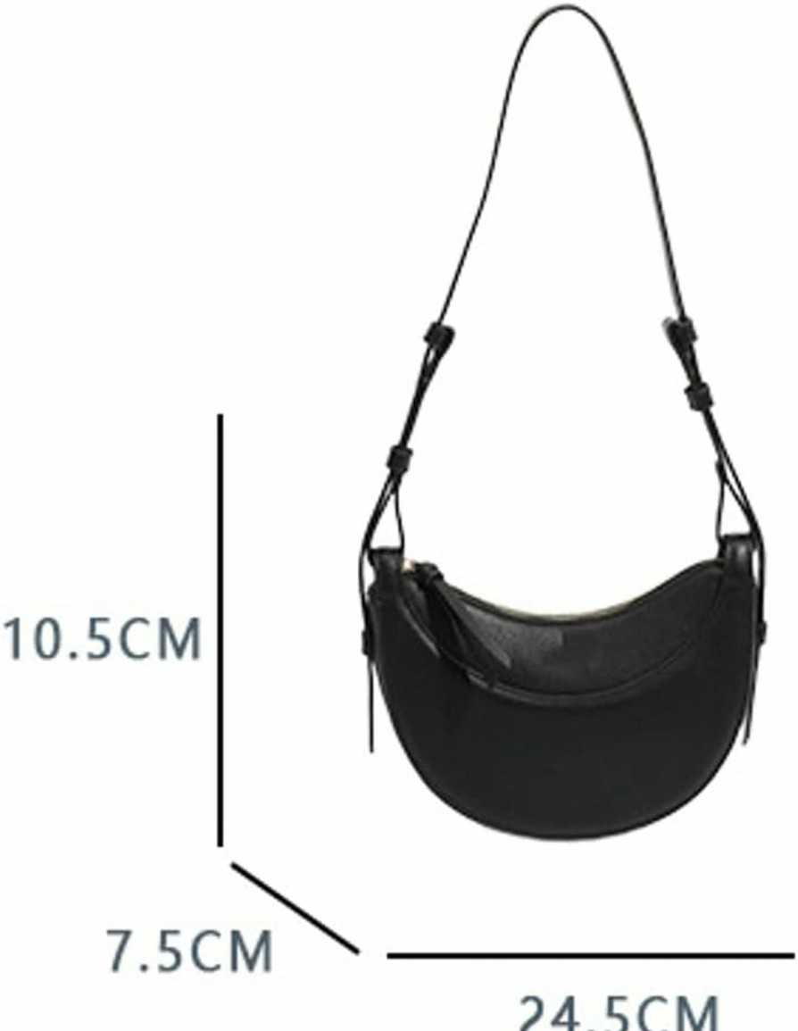 Hobo Handbags | Caistre Crescent Hobo Handbags For Women Leather Shoulder Bag Fashion Dumpling Hobo Bags Sling Crossbody Bag Cute Purse 2024