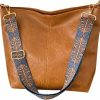 Hobo Handbags | MaijjLyn Maijjlyn Hobo Bags For Women Crossbody Handbags Guitar Strap Shoulder Bucket Bag Vegan Leather Purse Trendy Boho Tote Purses