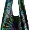 Hobo Handbags | BenThai Products Benthai Products Btp! Tie Dye Sling Crossbody Shoulder Bag Purse Hippie Hobo Cotton Bohemian - Firework Ve1