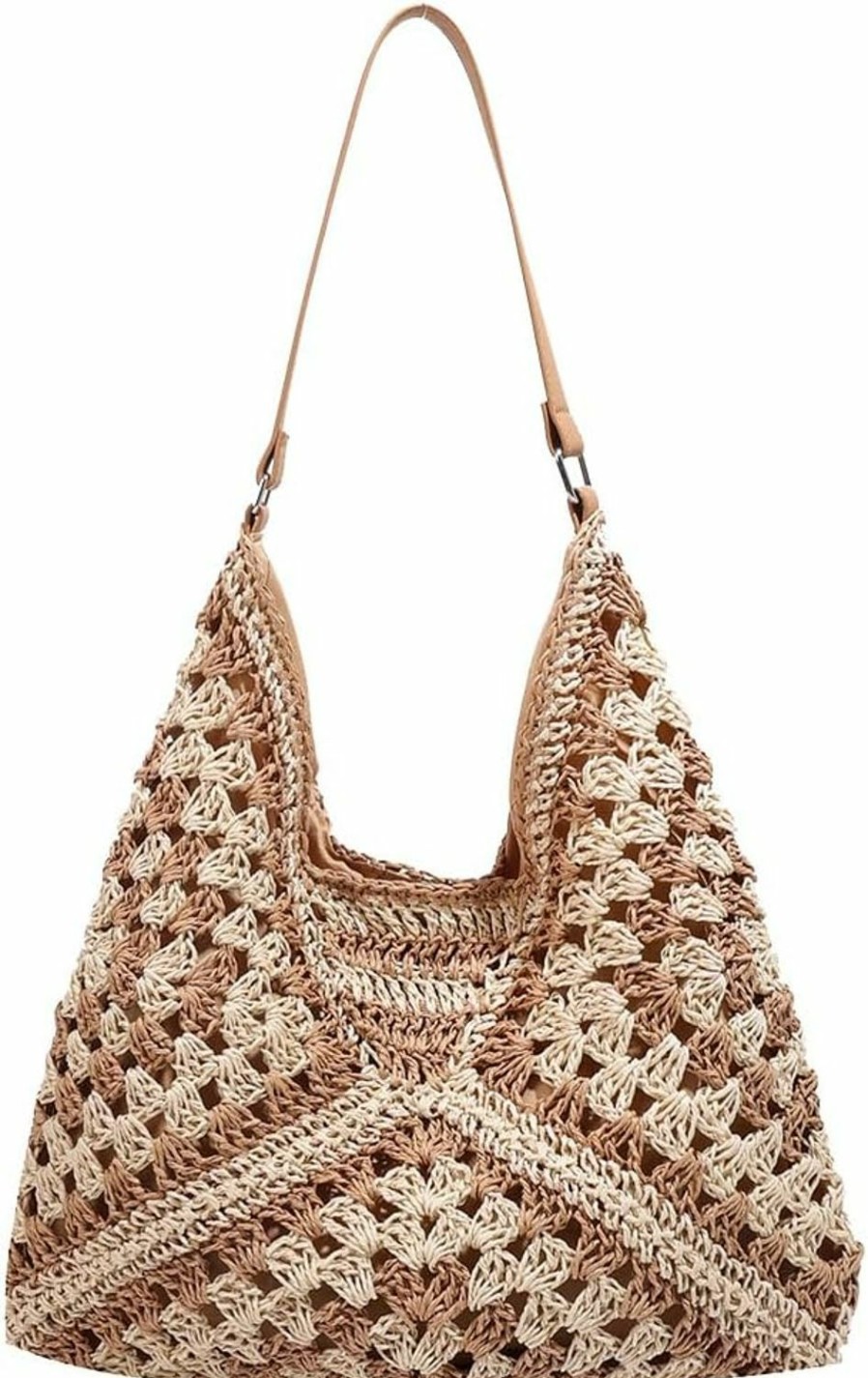 Hobo Handbags | JQWSVE Jqwsve Straw Bag For Women Beach Tote Bag Handwoven Hobo Bags Shoulder Handbag Summer Straw Tote Purse For Vacation